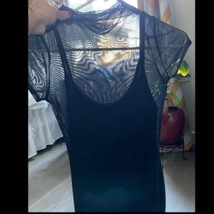 Black cocktail dress